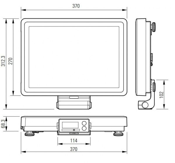 Весы CAS PDC-30S