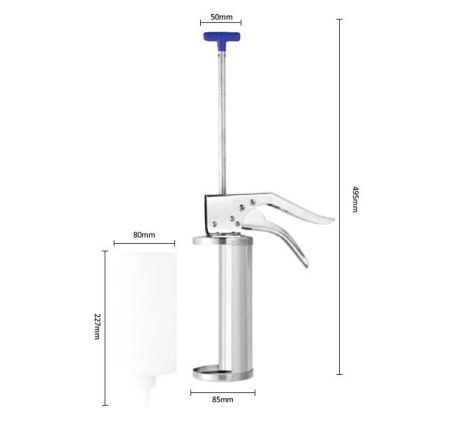Дозатор-шприц для соуса Kocateq SV2/3NMCC