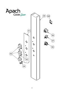 Деталировка Apach Cook Line AB6QM