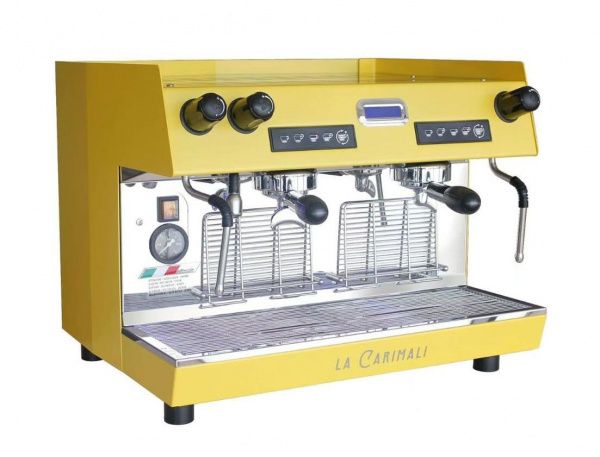 Кофемашина Carimali Nimble NI-E02-H-02-YELLOW 2 gr высокие группы желтый LED