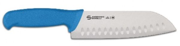 Нож Santoku Ambrogio Sanelli Supra Colore S350.018L 18см