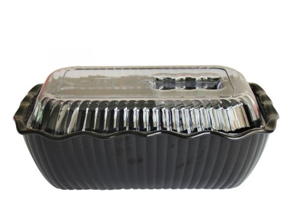Салатник Jiwins P-043 333х264х82мм черный