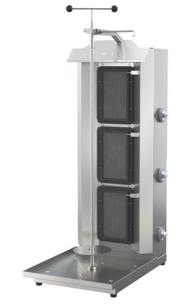 Гриль для шаурмы Атеси Шаурма-3-Газ-05-Оц (с руч. приводом)