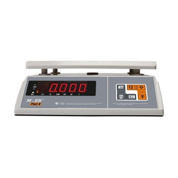 Весы порционные Mertech M-ER 326 AFU-6.01 Post II LED