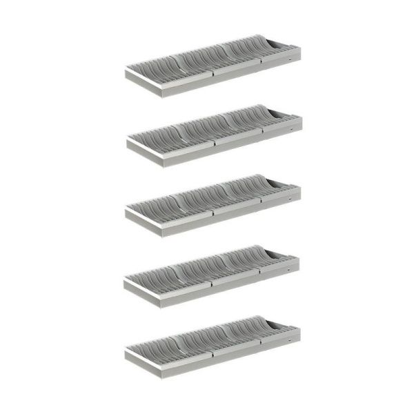 Комплект полок с кассетами для стеллажа кухонного Kayman ПС-55/0903