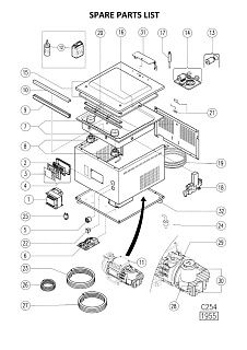 Деталировка Apach Cook Line AVM254