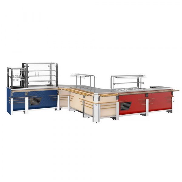 Мармит для первых блюд (4 супницы 10л) RМ13DS(10) Case 1505x700x1290(830)мм
