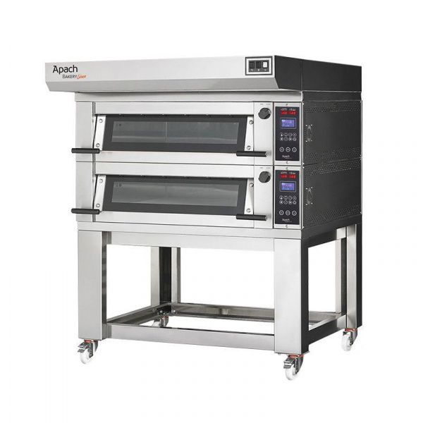 Печь подовая Apach Bakery Line E4L118PA + E4L124PALHSE DPBI-T с подставкой