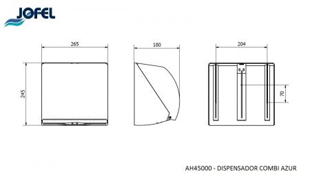 Диспенсер для полотенец JOFEL AH45000