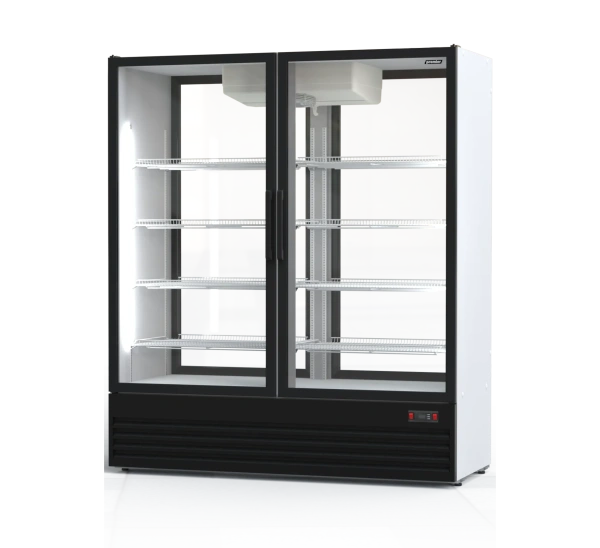 Шкаф холодильный Премьер ШСУП1ТУ-1,4С2 (-6…+6) двери с 2-ух сторон, LED, с доводчиком