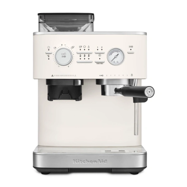 Полуавтоматическая кофемашина KitchenAid 5KES6551EPL фарфоровый белый