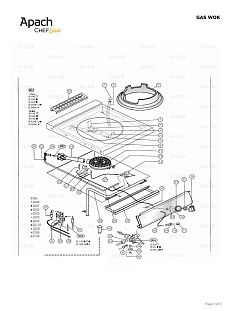 Деталировка Apach Chef Line SLRWG109CS