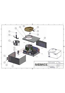 Деталировка Nemox Gelato Chef 3L Automatic