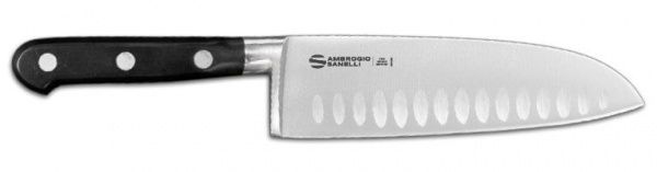 Нож Santoku Ambrogio Sanelli Chef С350.018 18см