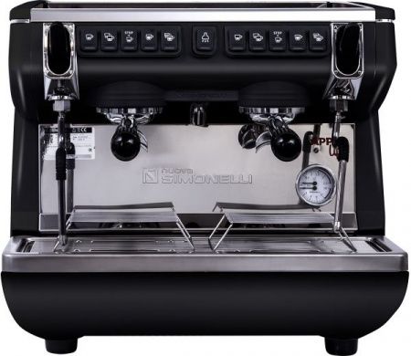 Кофемашина Nuova Simonelli Appia Life Compact 2 gr V black (высокие группы, экономайзер)