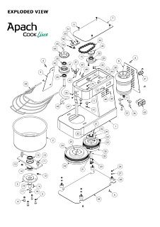 Деталировка Apach Cook Line ASM07FT