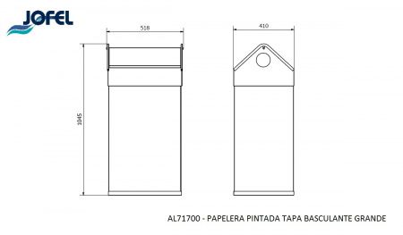 Урна-пепельница JOFEL AL71700