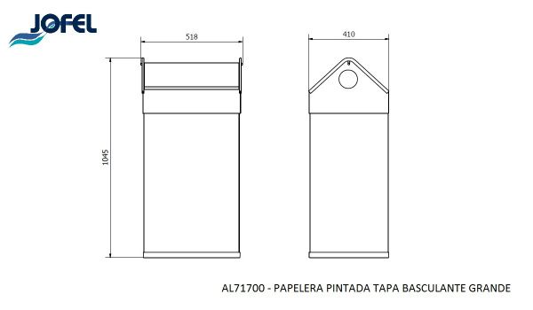 Урна-пепельница JOFEL AL71700