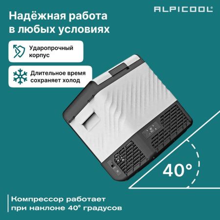 Холодильник автомобильный Alpicool P22 (12/24)
