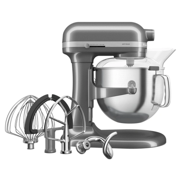 Миксер планетарный KitchenAid Artisan 5KSM70SHXEMS 6.6 л серебристый