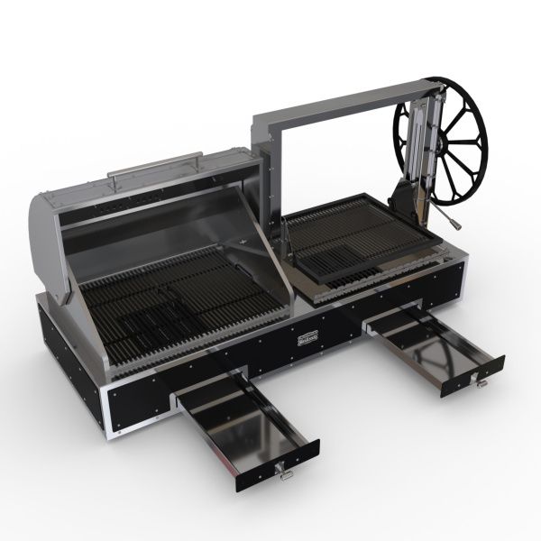 Гриль угольный GrillVett Corvette S черный