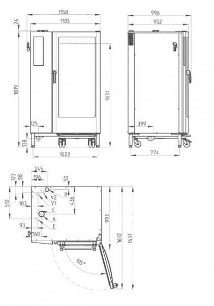 Пароконвектомат RETIGO B2021I