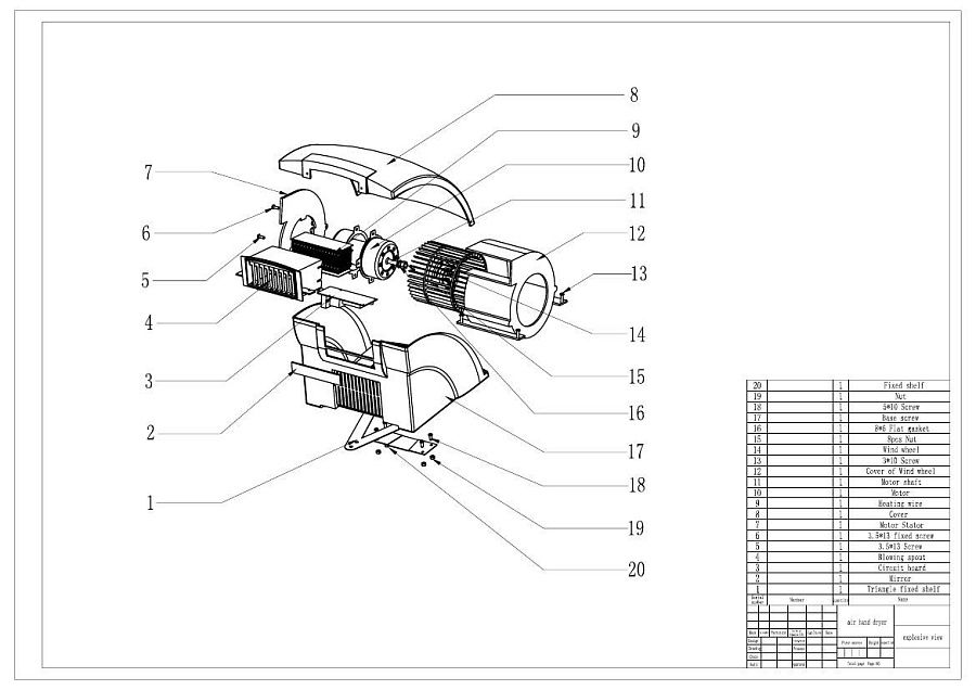 Деталировка Viatto VA-HD1800