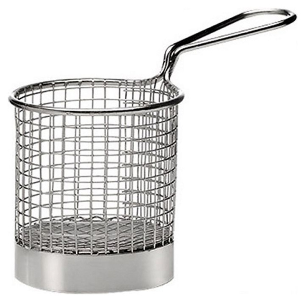 Корзинка для подачи MGsteel 55951 круглая d=90/85мм h=90мм 400мл нерж.