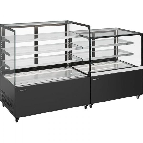 Витрина кондитерская Carboma KC71-130 VV 0,9-2 открытая (9005)