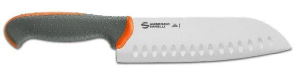 Нож Santoku Ambrogio Sanelli Tecna T350.018A 18см