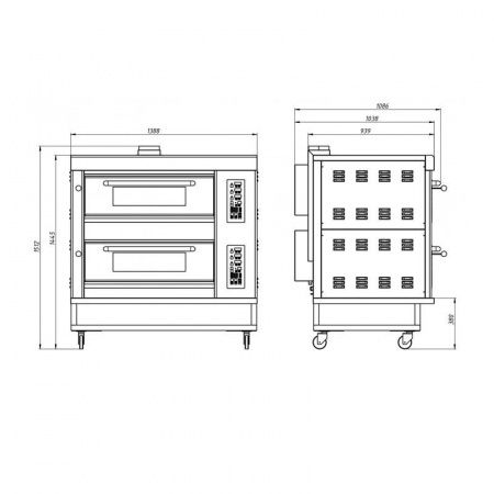 Шкаф пекарский Grill Master ШЖГ/2 13086