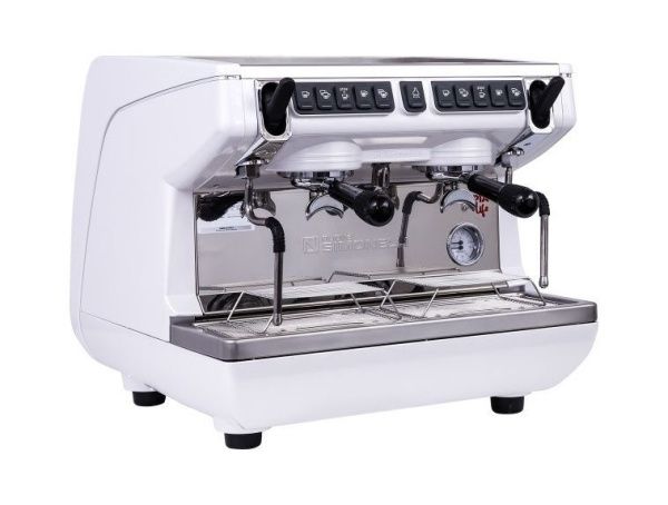 Кофемашина Nuova Simonelli Appia Life Compact 2Gr V white (высокие группы, экономайзер, Easy Cream)