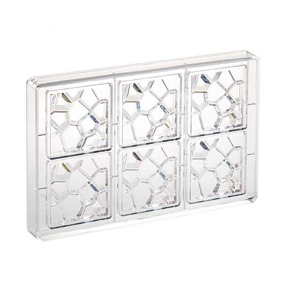 Форма для шоколадной плитки Martellato MA2013 70х70мм h11мм 6 ячеек