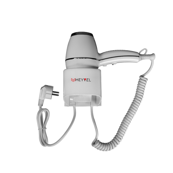 Фен настенный Meyvel MF7-1800 белый
