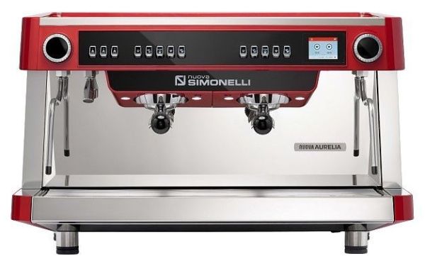 Кофемашина Nuova Simonelli Nuova Aurelia MP 2Gr 220V red, high groups, Autopurge