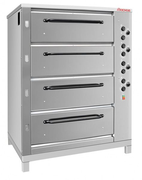 Печь хлебопекарная Восход ХПЭ-750/4 (нержавеющие облицовка и дверки)