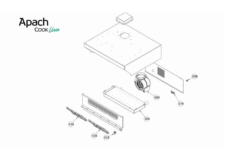 Деталировка Apach Cook Line H10TA