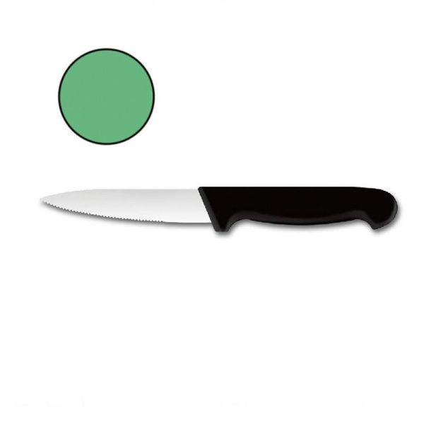 Нож для чистки овощей Maco 413986 10см зеленый