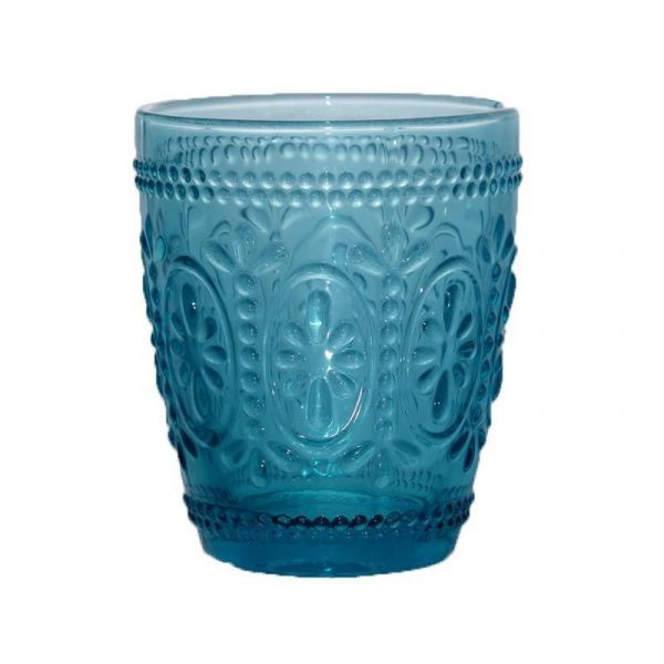 Стакан Maco Flower5B 250мл голубой