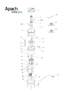 Деталировка Apach Cook Line ACTX3