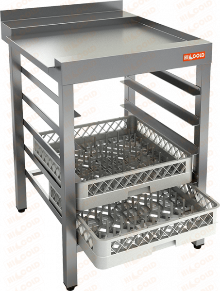 Стол для посудомоечной машины Hicold НСДПМ-6/7,4БП