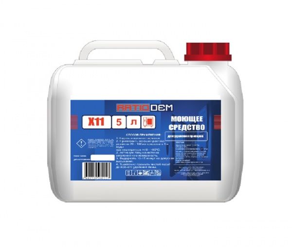 Моющее средство для удаления пригаров Alkadem X11 (канистра 5 л)