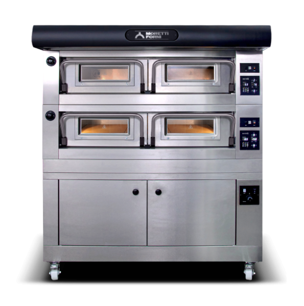 Печь подовая Moretti Forni P120E A зонт, подставка