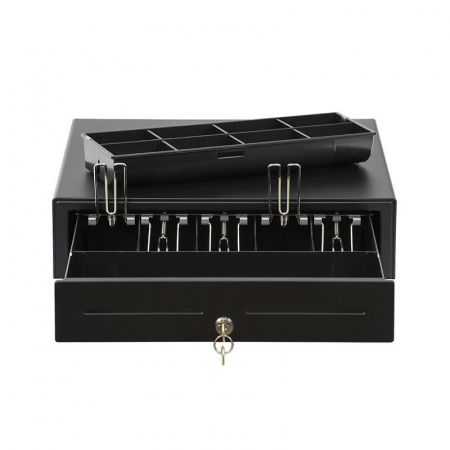 Денежный ящик Атол CD-410-B черный