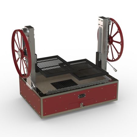 Гриль угольный GrillVett Corvette M2 красный