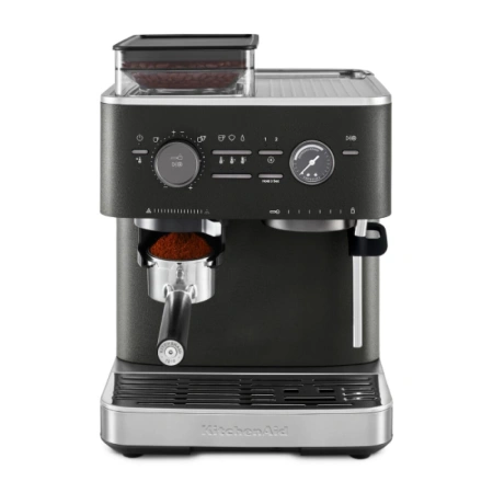 Полуавтоматическая кофемашина KitchenAid 5KES6551EBK черный чугун