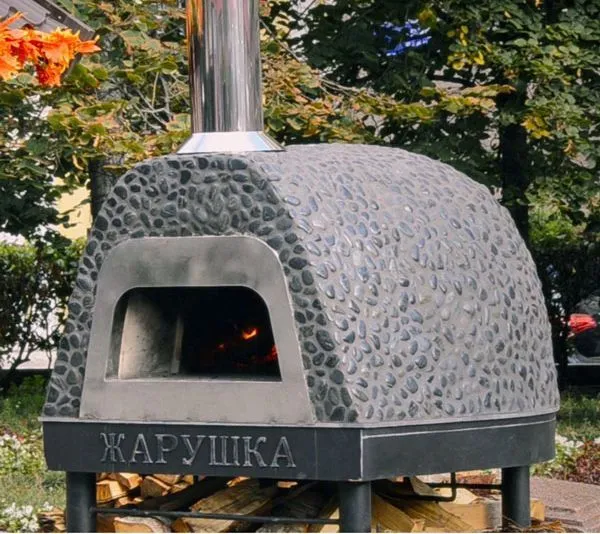 Печь для пиццы дровяная Жарушка i-80 в сборе штукатурка - цена, купить ...